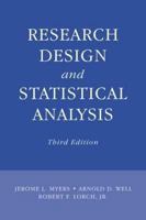 Research Design and Statistical Analysis 0805820671 Book Cover