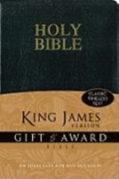 KJV, Gift and Award Bible, Imitation Leather, Black, Red Letter Edition 0310949130 Book Cover