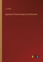 Appendix D Entomological Contributions 3368153889 Book Cover