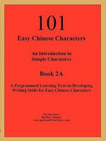 101 Easy Chinese Characters 192656412X Book Cover