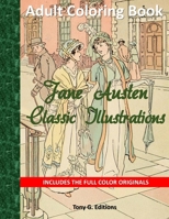 Adult Coloring Book with Jane Austen Classic Illustrations B0BS51D5LZ Book Cover