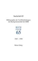 Buchclub 65. Bibliographie 3831104174 Book Cover