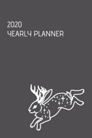 2020 Planner: Grey Jackalope: Yearly Planner (6 x 9 inches, 136 pages, weekly spreads) 1676003371 Book Cover