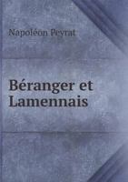 B�ranger Et Lamennais 046930829X Book Cover