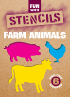 Fun with Farm Animals Stencils 0486257592 Book Cover