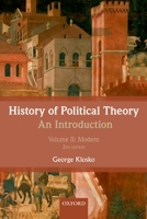 History of Political Theory, Volume II: An Introduction: Modern 0030740142 Book Cover