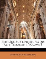Beiträge zur Einleitung ins alte Testament. Dritter Band 1270768840 Book Cover