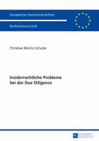 Insiderrechtliche Probleme Bei Der Due Diligence 3631658575 Book Cover
