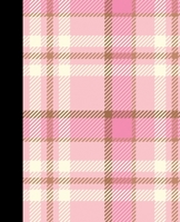 Composition Notebook: pink plaid, Blank College Ruled Notebook for Students, Kids and Teens. Trendy Lined Journal for School and College for Journaling & Notes taking 1087465524 Book Cover