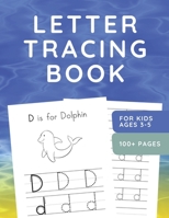 Letter Tracing Book for Kids Ages 3-5: ABC Handwriting Practice Workbook for Preschoolers - Sea Animals | 110 Pages | Large 8.5" x 11" B08CWG65D4 Book Cover