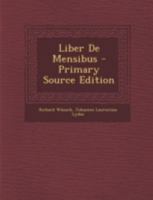 Liber De Mensibus 1017618186 Book Cover