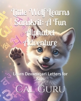 Little Wolf Learns Sanskrit: A Fun Alphabet Adventure: Learn Devanagari Letters for Kids B0FQC9W7LL Book Cover
