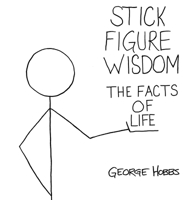 Stick Figure Wisdom The Facts of Life B0CLT4N5D6 Book Cover
