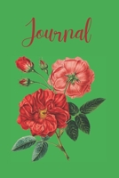 Journal: Vintage Flower Lined Notebook to Write In for Journaling, Diary Writing, and Improving Mental Clarity 1704395860 Book Cover