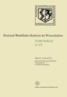 Der Architekturgeschichtliche Ursprung Der Christlichen Basilika: 162. Sitzung Am 25. November 1970 in Dusseldorf 3663000427 Book Cover