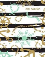 2019 Agenda: Large 8”x 10” Daily and Monthly Agenda Planner and Organizer - 1-Page-a-Day to Plan, Organize and Be Productive V13 1729408435 Book Cover