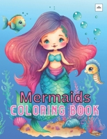 Mermaid Coloring Book B0BW38DBCJ Book Cover