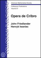 Opera de Cribro 0821849700 Book Cover