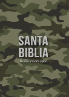 Biblia RVR 1960 Compacta Símil Piel Camuflaje Verde (Bible RVR 1960 Compact Size LeatherLike Green Camouflage (Spanish Edition) 8418853506 Book Cover