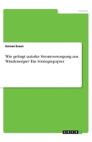 Wie gelingt autarke Stromversorgung aus Windenergie? Ein Strategiepapier 3346221822 Book Cover