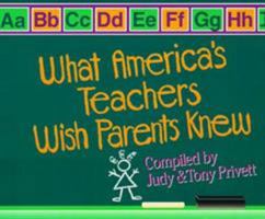 What America's Teachers Wish Parents Knew 1563521040 Book Cover