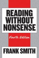 Reading Without Nonsense 0807727687 Book Cover