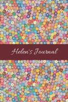 Helen: Cute Personalized Name Journal for Women & Girls - Blank Lined Gift Notebook/Diary for School, Work or Home 170397090X Book Cover