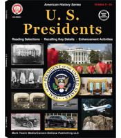 U.S. Presidents Workbook, Grades 5 - 12 1622238192 Book Cover