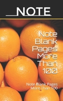 Note Blank Pages More Than 100 : Note Blank Pages More Than 100 1710420553 Book Cover