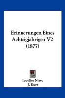 Erinnerungen Eines Achtzigjahrigen V2 (1877) 1168467551 Book Cover