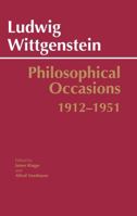 Philosophical Occasions, 1912-1951 0872201546 Book Cover