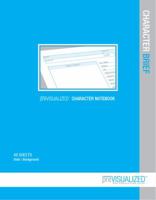 preVISUALIZED Character Notebook 0989267571 Book Cover