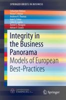 Integrity in the Business Panorama: Models of European Best-Practices 3319338420 Book Cover