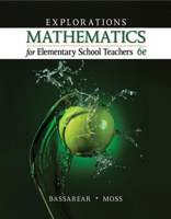 Math for Elementary Teachers Plus CDROM Plus Explorations Manual 1305112830 Book Cover