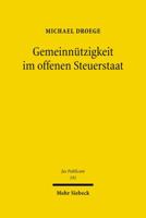 Gemeinnutzigkeit Im Offenen Steuerstaat 3161501659 Book Cover