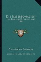 Die impersonalien 1161102957 Book Cover