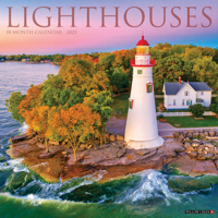 Lighthouses 2025 12 X 12 Wall Calendar 154924373X Book Cover