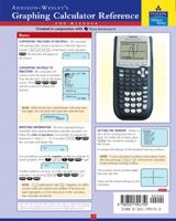 Graphing Calc Reference Card 0321394755 Book Cover