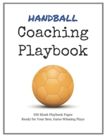 Handball Coaching Playbook: 100 Blank Templates for your Winning Plays, Drills and Training in a single Note Book 1690859946 Book Cover