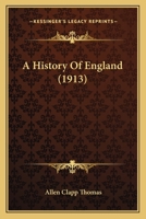 A History of England 1344970508 Book Cover