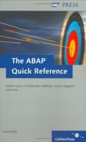 The ABAP Quick Reference 1592290574 Book Cover