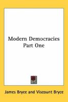 Modern Democracies Part One 1417911727 Book Cover