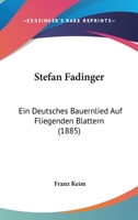 Stefan Fadinger 1276997663 Book Cover