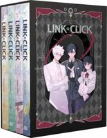 Link Click Vols. 1-4 in Slipcase Collector's Edition with 2 Acrylic Figurines, 3 Postcards, 1 Mini-Poster, and 1 Filmstrip Bookmark 1638380457 Book Cover