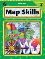 Basic Skills Map Skills, Grade 4 (Basic Skills Series) 156822639X Book Cover