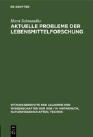 Aktuelle Probleme Der Lebensmittelforschung 3112548094 Book Cover