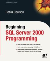 Beginning SQL Server 2000 Programming 1861005237 Book Cover