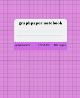 Graph Paper Notebook: graph paper 5 squares per inch: Math and Science Composition Notebook for Students 1692346385 Book Cover