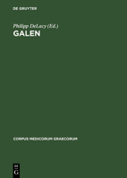 Galen: On Semen (Corpus Medicorum Graecorum, 5,3,1) 3050018631 Book Cover