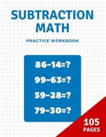 Subtraction math practice: Practice Subtraction Math Drills /Timed Tests/Subtraction Math's Challenge 8953897432 Book Cover